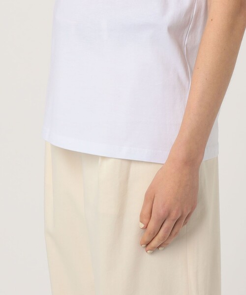 Les petits basics（ルベーシック）の「Les Petits Basics Happy Coincidence ハーフスリーブプルオーバー（Tシャツ/カットソー・レディース・ホワイト系その他・XS）」の9枚目の写真