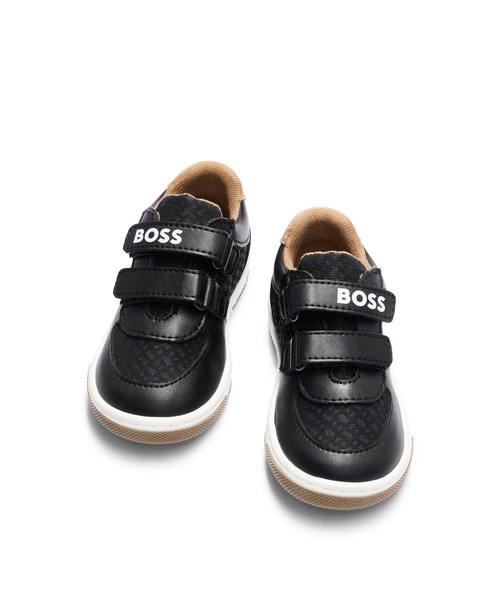 小物 Boss セール】キッズ スニーカー モノグラムパターン タッチ