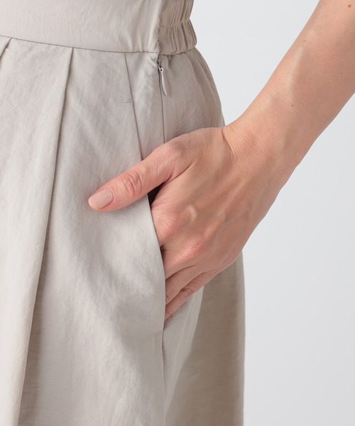 GALLORIA（ギャローリア）の「グログランタックスカート（スカート・レディース・レモンイエロー/ネイビー/ライトグレー・L/LL/S/M）」の7枚目の写真