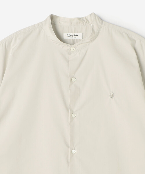 Gymphlex  バンドカラーシャツ Gymphlex | バンドカラー長袖シャツ SOLID MEN（シャツ/ブラウス