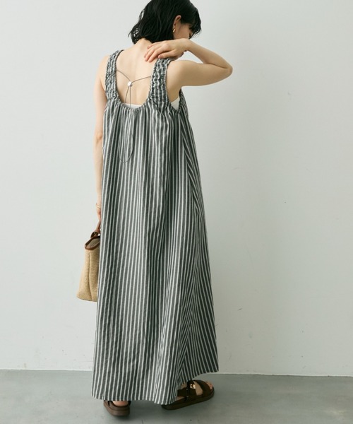 [Avandress] shell wrinkle long onepiece★韓国の人気 キャミソール・サテンスリップ・アシンメトリー・セクシー