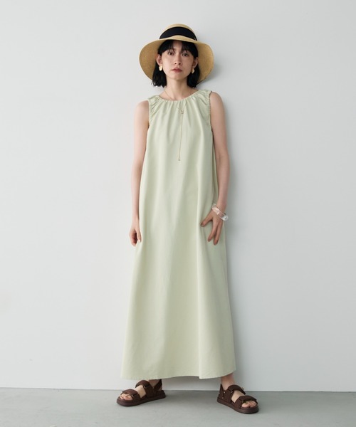 セザンヌ オープンバック ドレス マキシ ワンピース THE OPEN-BACK MAXI DRESS オープンバックマキシワンピース｜COS