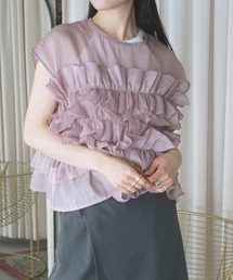 SANSeLF（サンセルフ）の「チェックシアートップス【SANSeLF