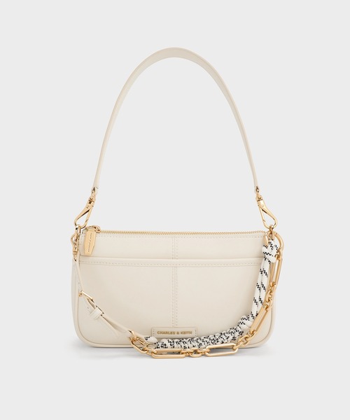 台湾 CHARLES&KEITH Addison アディソン ノット ホーボーバッグ 台湾 CHARLES&KEITH Addison アディソン ノット ホーボーバッグ