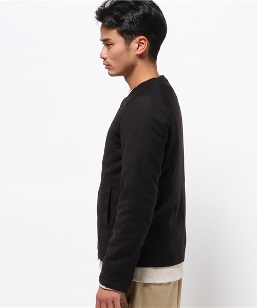 WHO'S WHO gallery(フーズフーギャラリー)の「【GIGGER】ストレッチナカワタノーカラーブルゾン(ブルゾン・メンズ・ネイビー/グレー/その他20/ブラック・MEDIUM/LARGE)」の5枚目の写真