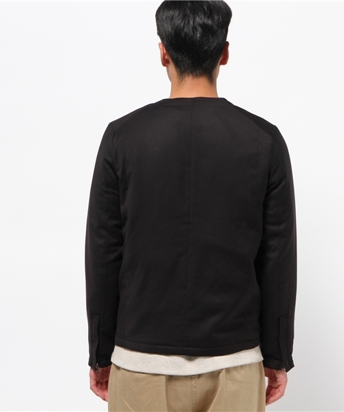 WHO'S WHO gallery(フーズフーギャラリー)の「【GIGGER】ストレッチナカワタノーカラーブルゾン(ブルゾン・メンズ・ネイビー/グレー/その他20/ブラック・MEDIUM/LARGE)」の6枚目の写真