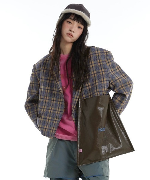 DIAVEL（ディアベル）の「【4色展開】秋冬韓国ムード大容量刺繍合成レザートートバッグ（トートバッグ・レディース・ブラウン/ブラック/レッド/ピンク・F）」の14枚目の写真