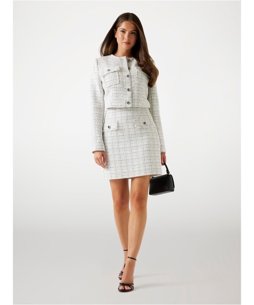 Guess(ゲス)の「ANNAMARIA Mini Tweed Skirt スカート(スカート・レディース・ホワイト・X-SMALL/SMALL/MEDIUM)」の10枚目の写真