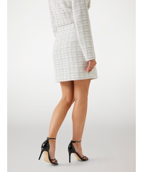 Guess(ゲス)の「ANNAMARIA Mini Tweed Skirt スカート(スカート・レディース・ホワイト・X-SMALL/SMALL/MEDIUM)」の9枚目の写真