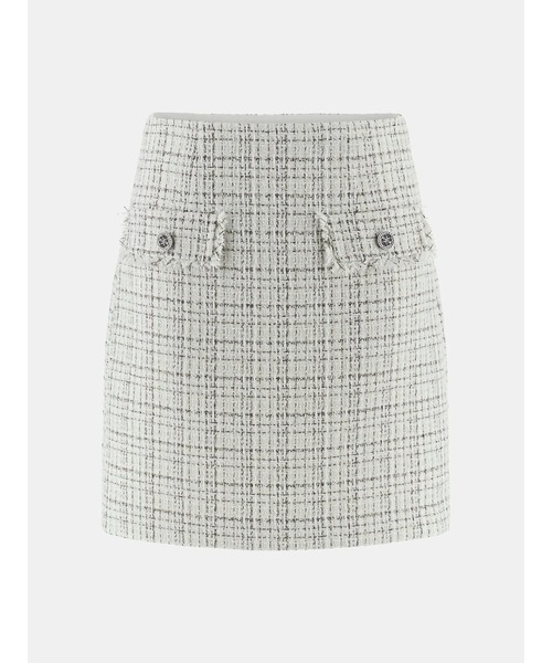 ANNAMARIA Mini Tweed Skirt
