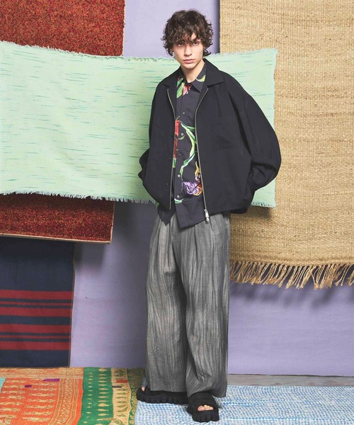 メゾンスペシャル　Sheer Linen Two-Tuck Wide Pants MAISON SPECIAL パンツ 「UNISEX」Sheer Linen Two-Tuck Wide