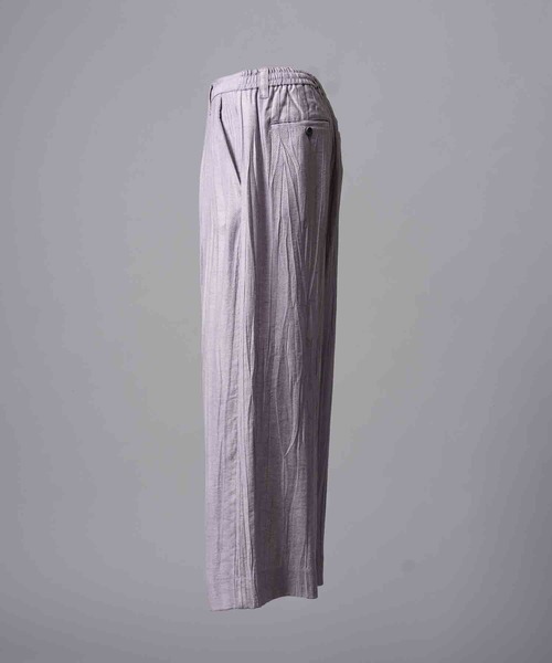 メゾンスペシャル　Sheer Linen Two-Tuck Wide Pants UNISEX》Sheer Linen Two-Tuck Wide Pants/シアーリネン