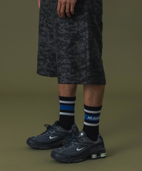 XLARGE（エクストララージ）の「LINE SOCKS（ソックス/靴下・メンズ・ホワイト/アッシュ/ブラック・ONE SIZE）」の4枚目の写真