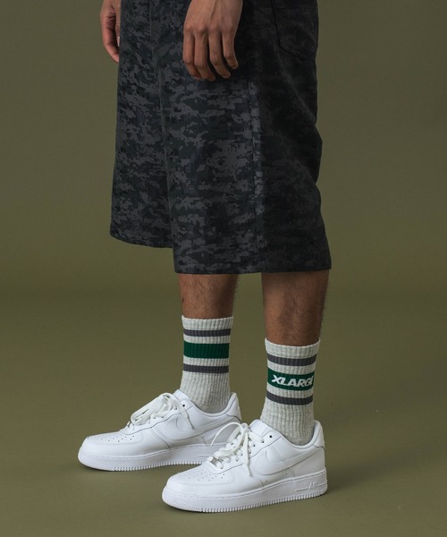 XLARGE（エクストララージ）の「LINE SOCKS（ソックス/靴下・メンズ・ホワイト/アッシュ/ブラック・ONE SIZE）」の6枚目の写真