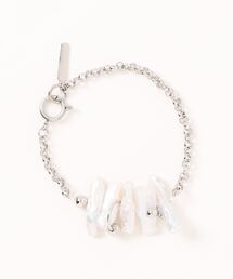 美品JustineClenquet ブレスレット　パール　ジュスティーヌクランケ パール Justine Clenquet(ジュスティーヌクランケ) ブレスレット