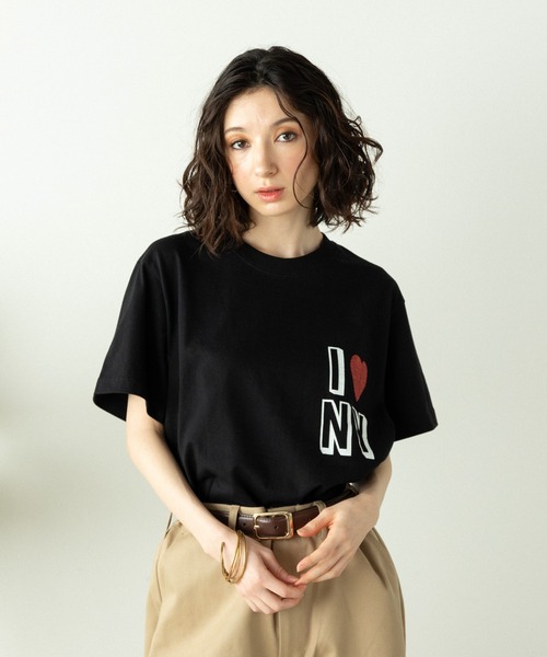 GOOD MOTIVE TEE（グッドモチーブティー）の「GOOD MOTIVE TEE/グッドモーティブティー 半袖Tシャツ（Tシャツ/カットソー・レディース・ブラック系1/グリーン系2/ホワイト系4/ブラック系2/ホワイト系1/ホワイト系2・L/M）」の9枚目の写真