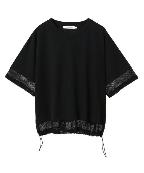 【新品未使用】Ameri メッシュオーバートップス ≪USED≫透かし編みメッシュニットプルオーバー/AMERICAN HOLIC