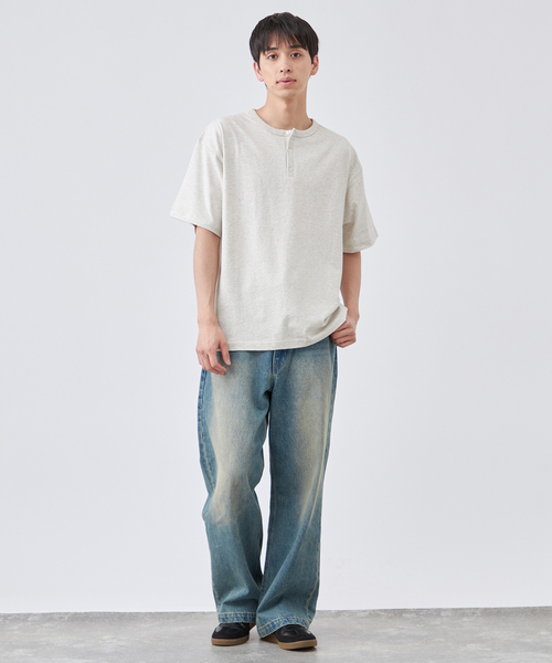AIRTOWNE MILLS別注 ヘンリーネック 半袖Tシャツ（Tシャツ