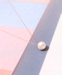 BAYBLO（ベイブロ）の「(UE)【愛媛産/あこや真珠】K10 アズキチェーン パール ペンダント ネックレス（ネックレス）」