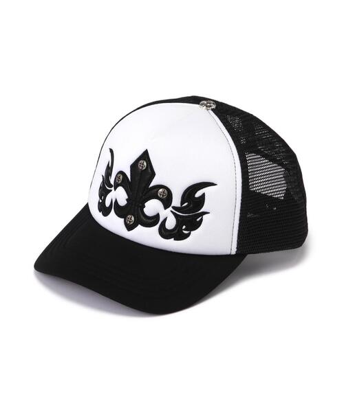 SUPPLIER(サプライヤー)の「Supplier/サプライヤー/Fleur Leather Patch Mesh Cap(キャップ・メンズ・ブラック・F)」の3枚目の写真