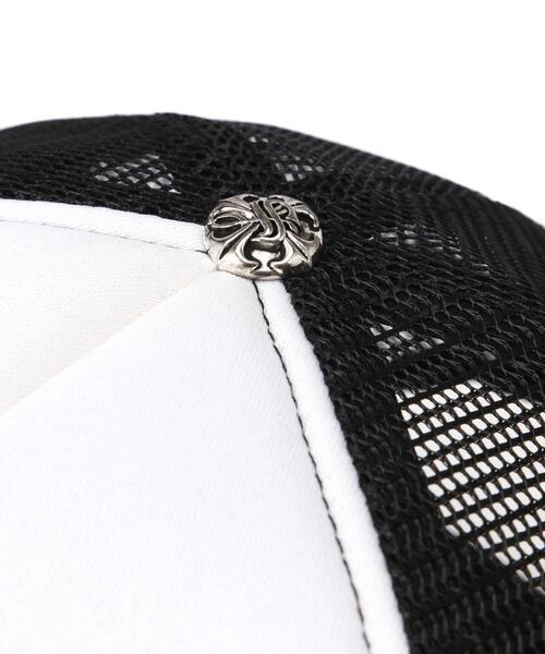 SUPPLIER(サプライヤー)の「Supplier/サプライヤー/Fleur Leather Patch Mesh Cap(キャップ・メンズ・ブラック・F)」の7枚目の写真