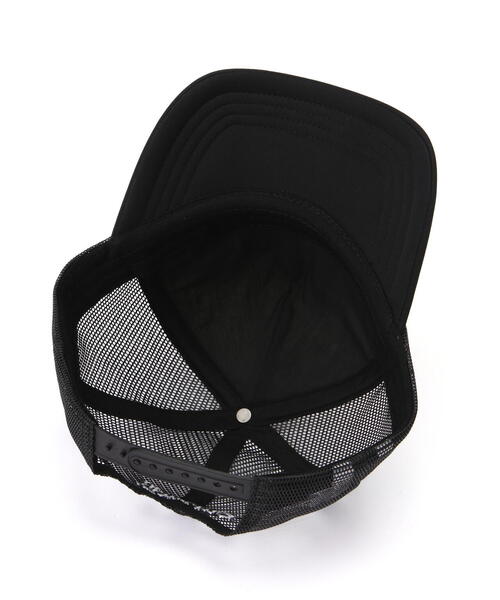 SUPPLIER(サプライヤー)の「Supplier/サプライヤー/Fleur Leather Patch Mesh Cap(キャップ・メンズ・ブラック・F)」の4枚目の写真