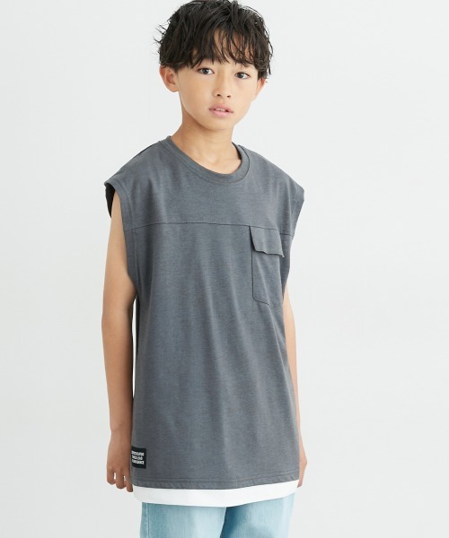 【接触冷感・洗える】コンパクトスムース ノースリーブTシャツ 接触冷感・洗える】コンパクトスムース ノースリーブTシャツ（T