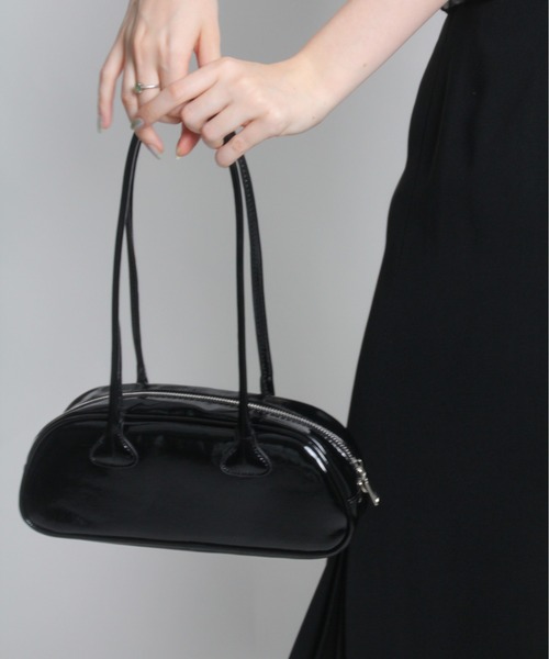 セール】【 IMARI / イマリ 】 ロングハンドル 横長 ミニ ボストン