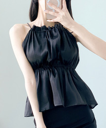 LARNA オフショルダー ペプラム トップス LARNA オフショルダー ペプラム トップス