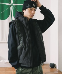 SUPPLIER/サプライヤー Studs Puffer Vest スタッズベスト