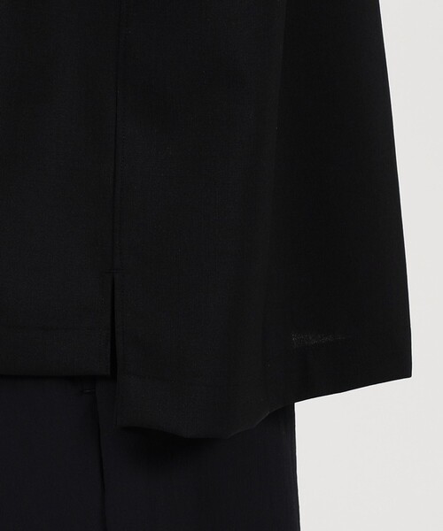 EDITION(エディション)の「TECH WOOL 半袖シャツ(シャツ/ブラウス・メンズ・ブラック/キャメル・M/S)」の3枚目の写真