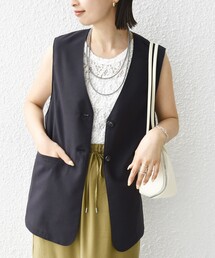 SHIPS ベスト　ブラックFOUR SEASONS ジレ　L 新品 SHIPS Colors スーツ ベスト Colors:「洗濯機可能」TW