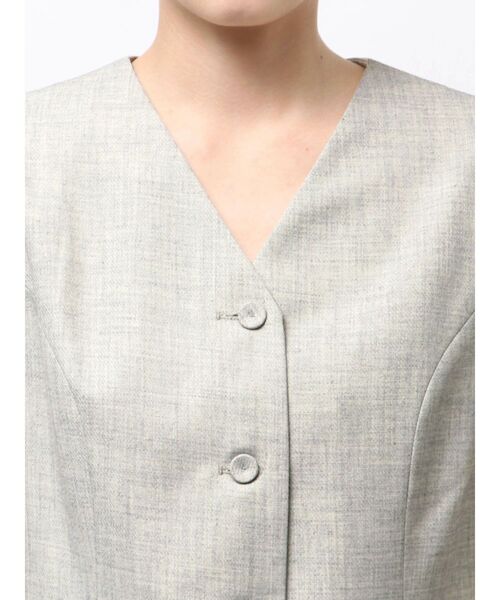 ELENDEEK（エレンディーク）の「ジレコンビネーションワンピース（ワンピース・レディース・ブラック/オフホワイト・01/02）」の21枚目の写真