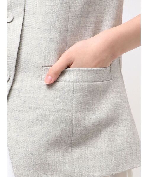 ELENDEEK（エレンディーク）の「ジレコンビネーションワンピース（ワンピース・レディース・ブラック/オフホワイト・01/02）」の19枚目の写真