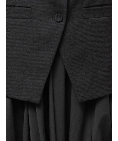 ELENDEEK（エレンディーク）の「ジレコンビネーションワンピース（ワンピース・レディース・ブラック/オフホワイト・01/02）」の15枚目の写真