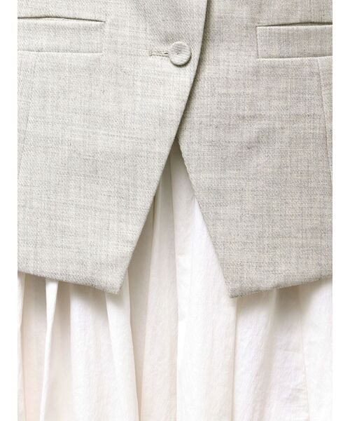 ELENDEEK（エレンディーク）の「ジレコンビネーションワンピース（ワンピース・レディース・ブラック/オフホワイト・01/02）」の14枚目の写真