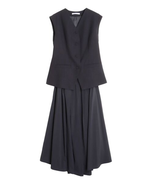 エレンディーク　コンビネーションジレワンピース ELENDEEK（エレンディーク）の「コンビネーションジレワンピース