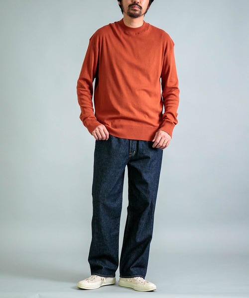 gicipi（ジチピ）の「[gicipi] GIAGUARO ジャグァーロ(2501A) / ハーフモックネック リラックスフィット（ニット/セーター・メンズ・グリーン/グレー/テラコッタ/ブラック・5/4）」の10枚目の写真