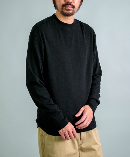 gicipi（ジチピ）の「[gicipi] GIAGUARO ジャグァーロ(2501A) / ハーフモックネック リラックスフィット（ニット/セーター・メンズ・グリーン/グレー/テラコッタ/ブラック・5/4）」の17枚目の写真