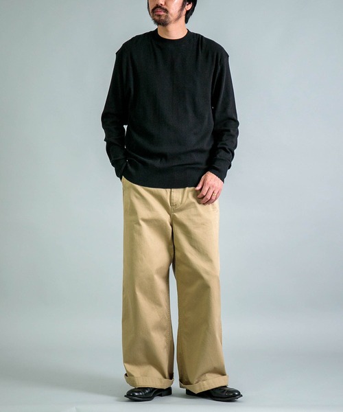 gicipi（ジチピ）の「[gicipi] GIAGUARO ジャグァーロ(2501A) / ハーフモックネック リラックスフィット（ニット/セーター・メンズ・グリーン/グレー/テラコッタ/ブラック・5/4）」の18枚目の写真