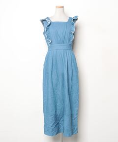 PAMEO POSE オールインワン S インディゴ つなぎ オーバーオール