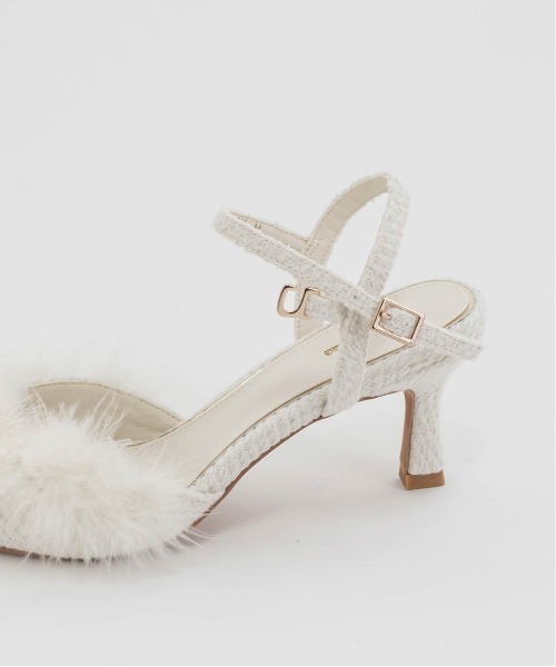 セール】ファーデザインストラップパンプス（パンプス）｜RANDA