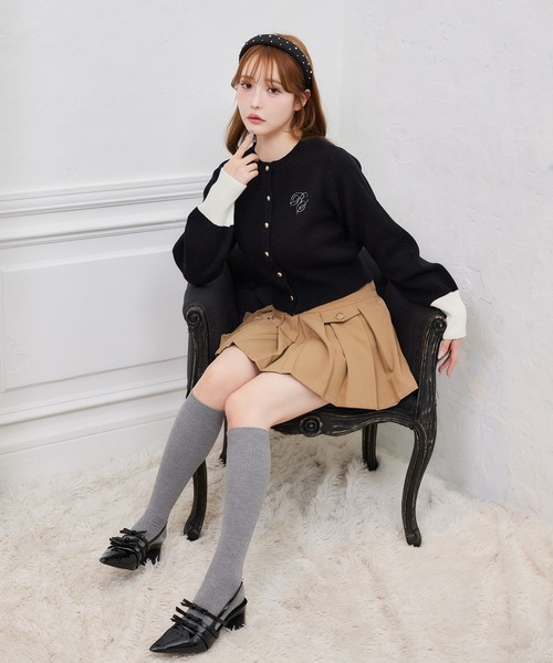 one after another NICE CLAUP（ワンアフターアナザーナイスクラップ）の「リボン付きポインテッドストラップシューズ（パンプス・レディース・アイボリー/ブラック/レオパード・S/M/L）」の16枚目の写真