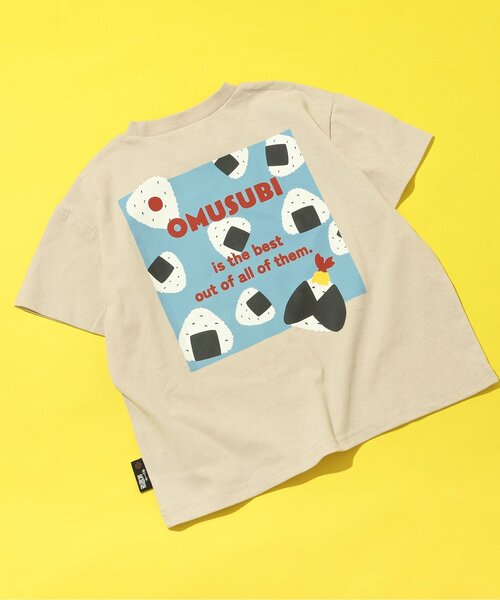 BREEZE（ブリーズ）の「【ジュニア対応】和POPモチーフTシャツ（Tシャツ/カットソー・キッズ・ブラック/サックスブルー/グレー/ピンク/レインボー/ライム/ベージュ/キナリ・80/90/100/110/120/130/140）」の4枚目の写真