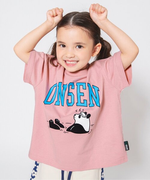 BREEZE（ブリーズ）の「【ジュニア対応】和POPモチーフTシャツ（Tシャツ/カットソー・キッズ・ブラック/サックスブルー/グレー/ピンク/レインボー/ライム/ベージュ/キナリ・80/90/100/110/120/130/140）」の7枚目の写真