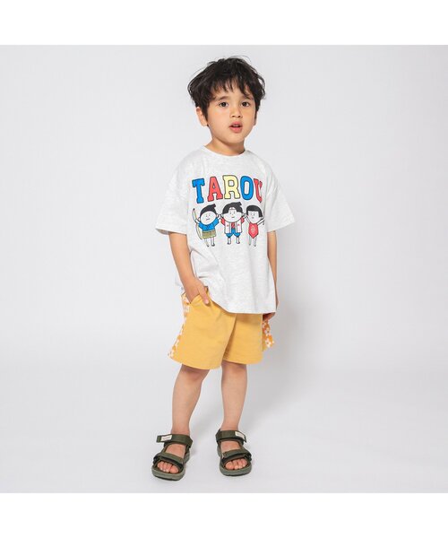 BREEZE（ブリーズ）の「【ジュニア対応】和POPモチーフTシャツ（Tシャツ/カットソー・キッズ・ブラック/サックスブルー/グレー/ピンク/レインボー/ライム/ベージュ/キナリ・80/90/100/110/120/130/140）」の21枚目の写真