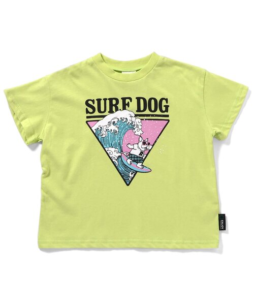 BREEZE（ブリーズ）の「【ジュニア対応】和POPモチーフTシャツ（Tシャツ/カットソー・キッズ・ブラック/サックスブルー/グレー/ピンク/レインボー/ライム/ベージュ/キナリ・80/90/100/110/120/130/140）」の11枚目の写真