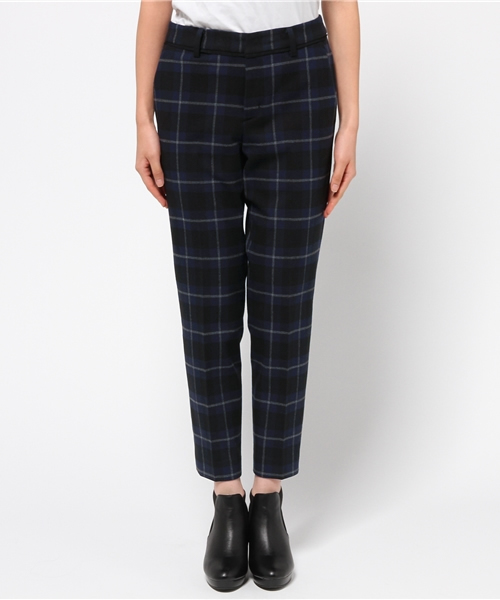 La TOTALITE（ラトータリテ）の「ツイカチェックセンタープレスパンツ◆（その他パンツ・レディース・ブラック/チャコールグレー・36/38）」の3枚目の写真