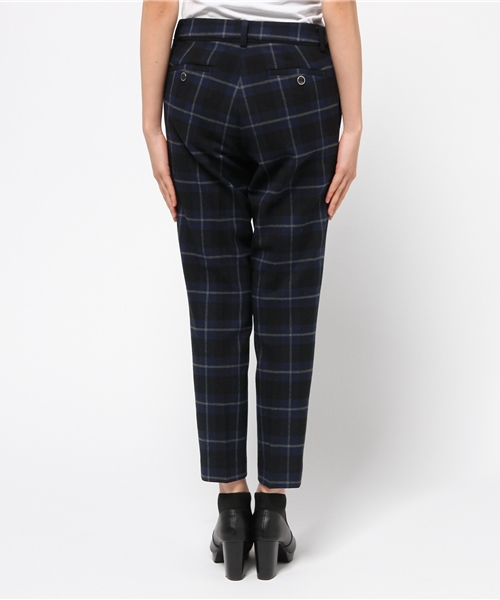 La TOTALITE（ラトータリテ）の「ツイカチェックセンタープレスパンツ◆（その他パンツ・レディース・ブラック/チャコールグレー・36/38）」の5枚目の写真