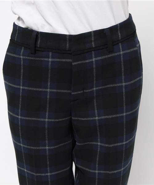 La TOTALITE（ラトータリテ）の「ツイカチェックセンタープレスパンツ◆（その他パンツ・レディース・ブラック/チャコールグレー・36/38）」の6枚目の写真
